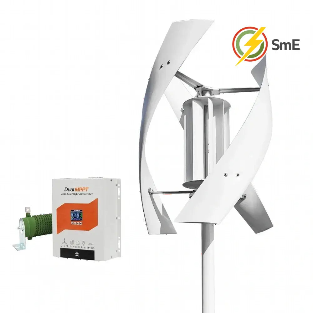 Poland Delivers 3KW 5KW Vertical Axis Maglev Wind Turbine Free Energy Household Wind Turbine Low Speed Low Noise with