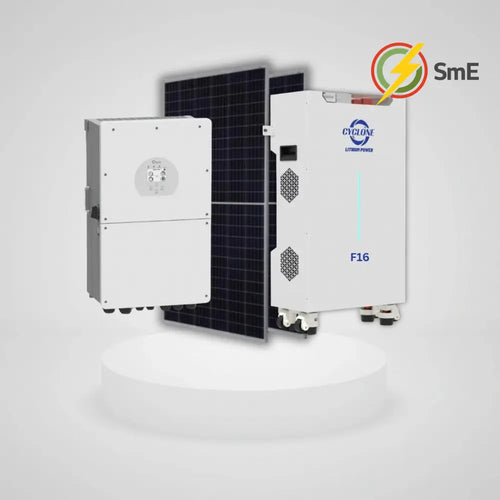 12KW 1PH DEYE CYCLONE F16 SOLAR BUNDLE