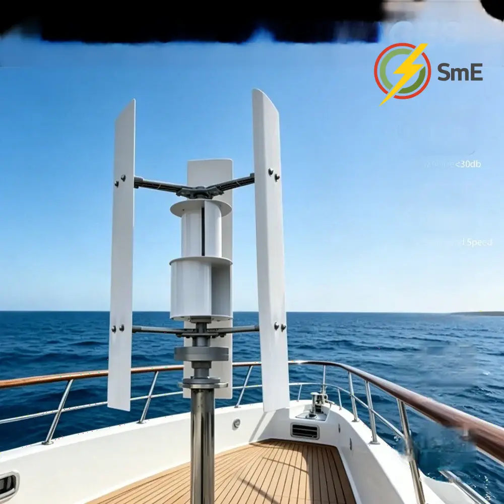 2000W 2KW Vertical Axis Wind Turbine 12V 24V 48V Wind Generator CE Certified Free Energy Low Speed Start Off Grid for