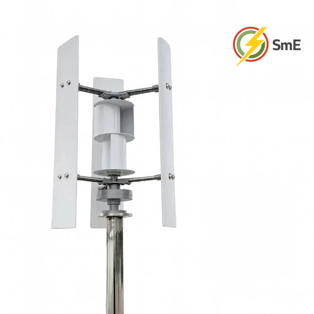 2000W 2KW Vertical Axis Wind Turbine 12V 24V 48V Wind Generator CE Certified Free Energy Low Speed Start Off Grid for