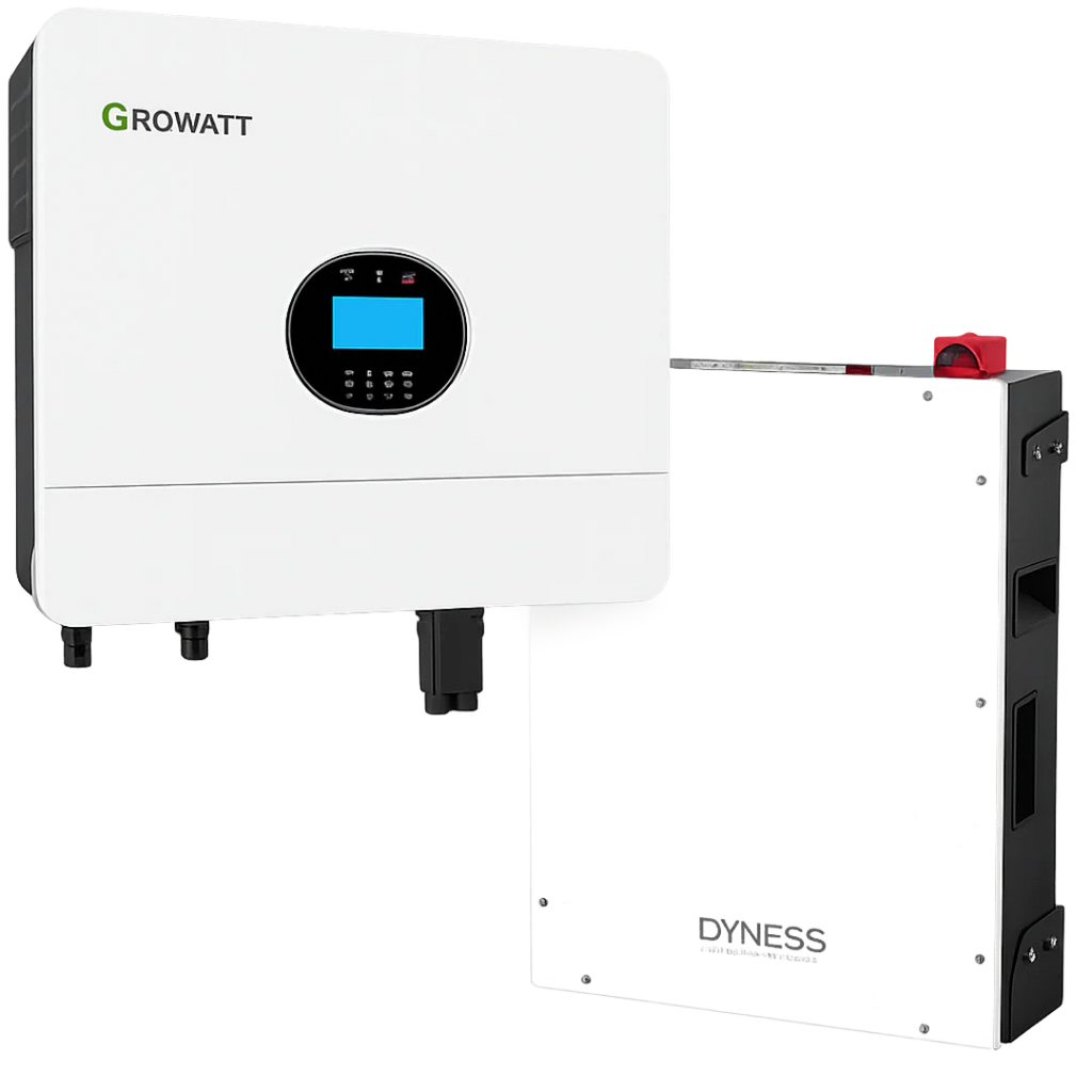 6KW MPPT Growatt Dyness 5.12 Lithium Battery Combo Backup Power Kit