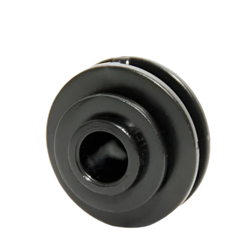 Black Double Groove Pulley
