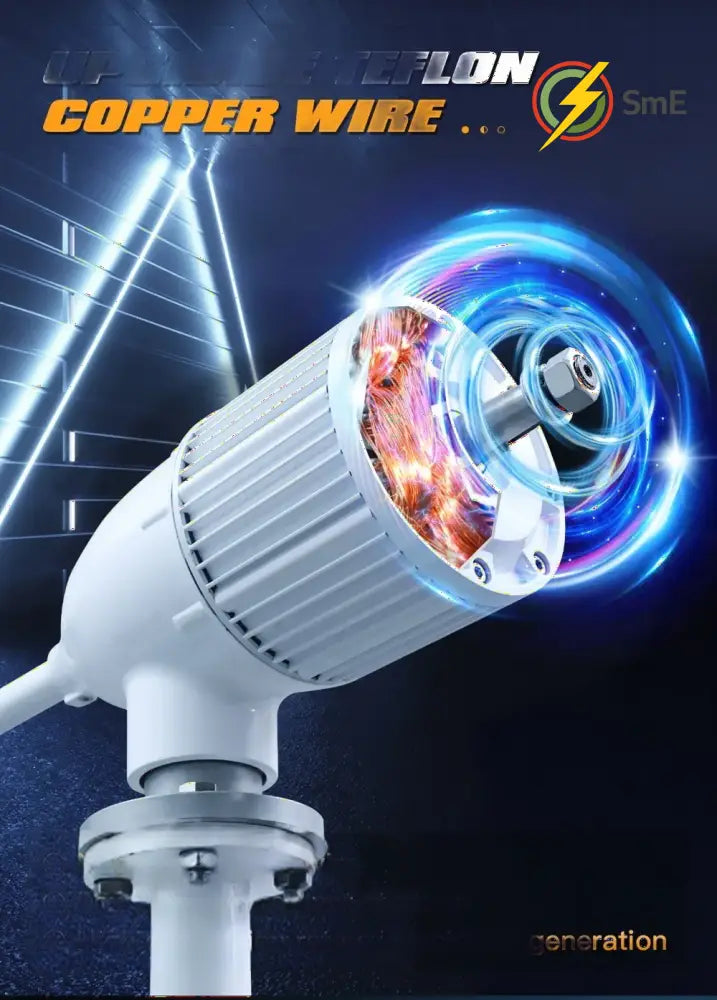 2KW 5KW Horizontal Axis Wind Turbine 12V 24V 48V 96V Wind Generator CE Certified Free Energy Low Speed Off Grid for