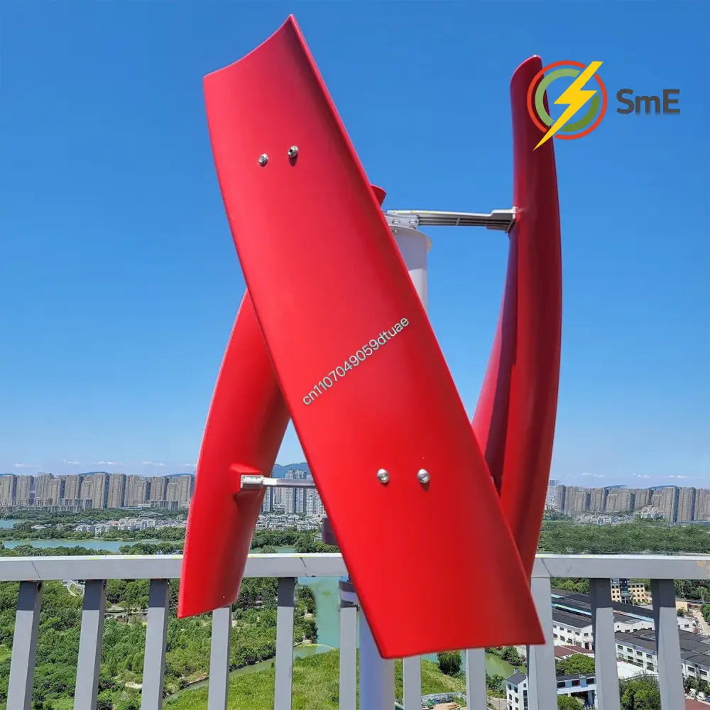 5000W 6000W Vertical Wind Turbine 12V 24V 48V Small Windmill Free Energy Wind Generator for 110V or 220V Household Farm