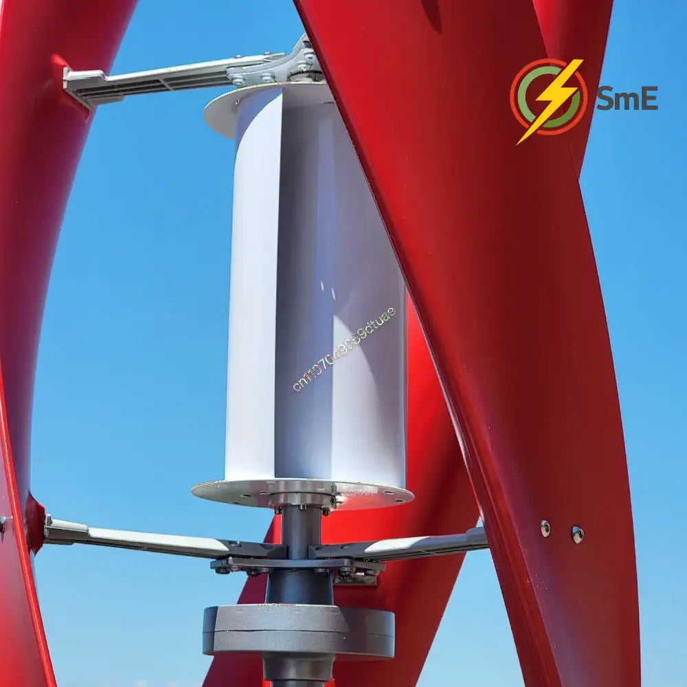 5000W 6000W Vertical Wind Turbine 12V 24V 48V Small Windmill Free Energy Wind Generator for 110V or 220V Household Farm