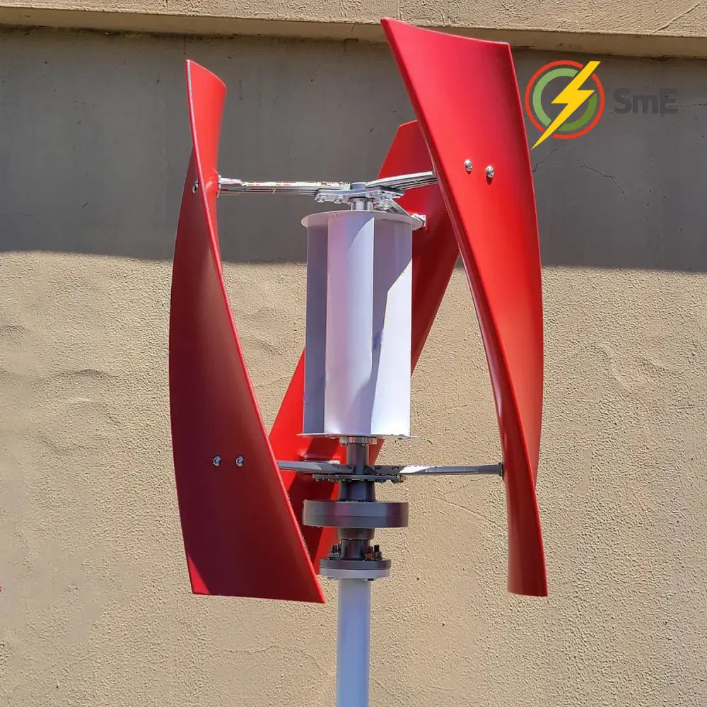 5000W 6000W Vertical Wind Turbine 12V 24V 48V Small Windmill Free Energy Wind Generator for 110V or 220V Household Farm
