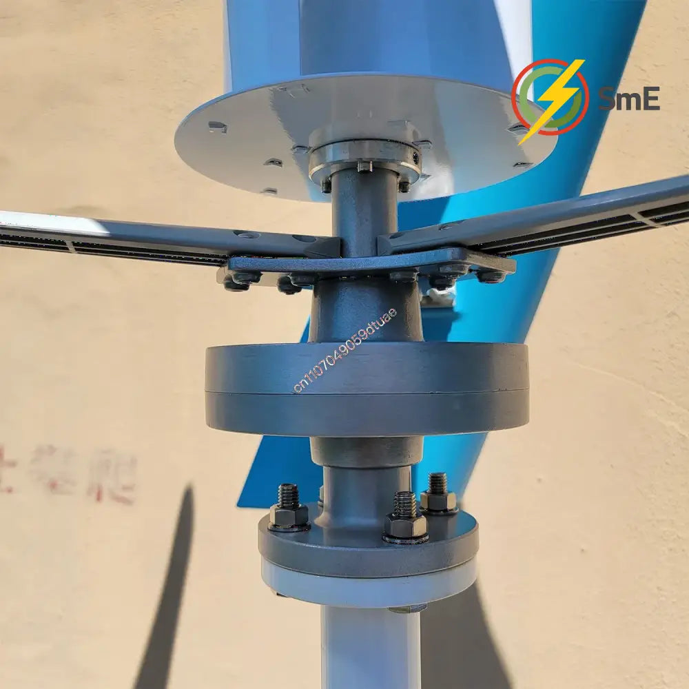 5000W 6000W Vertical Wind Turbine 12V 24V 48V Small Windmill Free Energy Wind Generator for 110V or 220V Household Farm