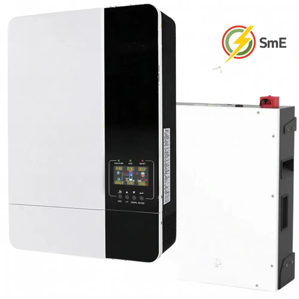5KW MPPT Growatt Dyness 5.12 Lithium Battery Combo Backup Power Kit 6x Solar 460w Solar Panels Mono