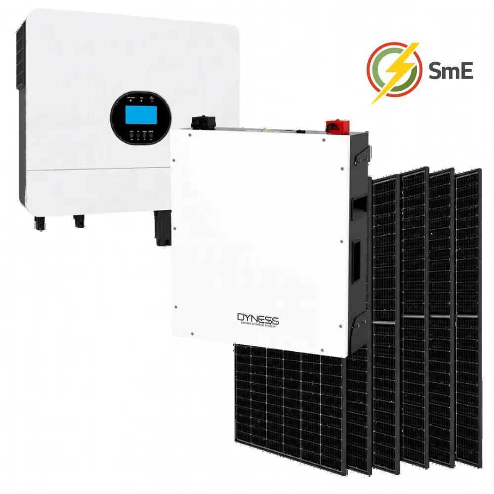6KW MPPT Growatt Dyness 5.12 Lithium Battery Combo Backup Power Kit 6x Solar 460w Solar Panels Mono