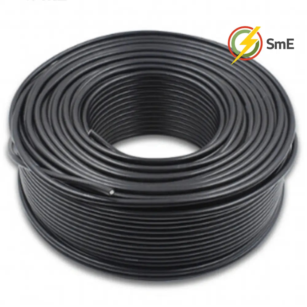 6mm Black Solar PV Cable 100m Roll