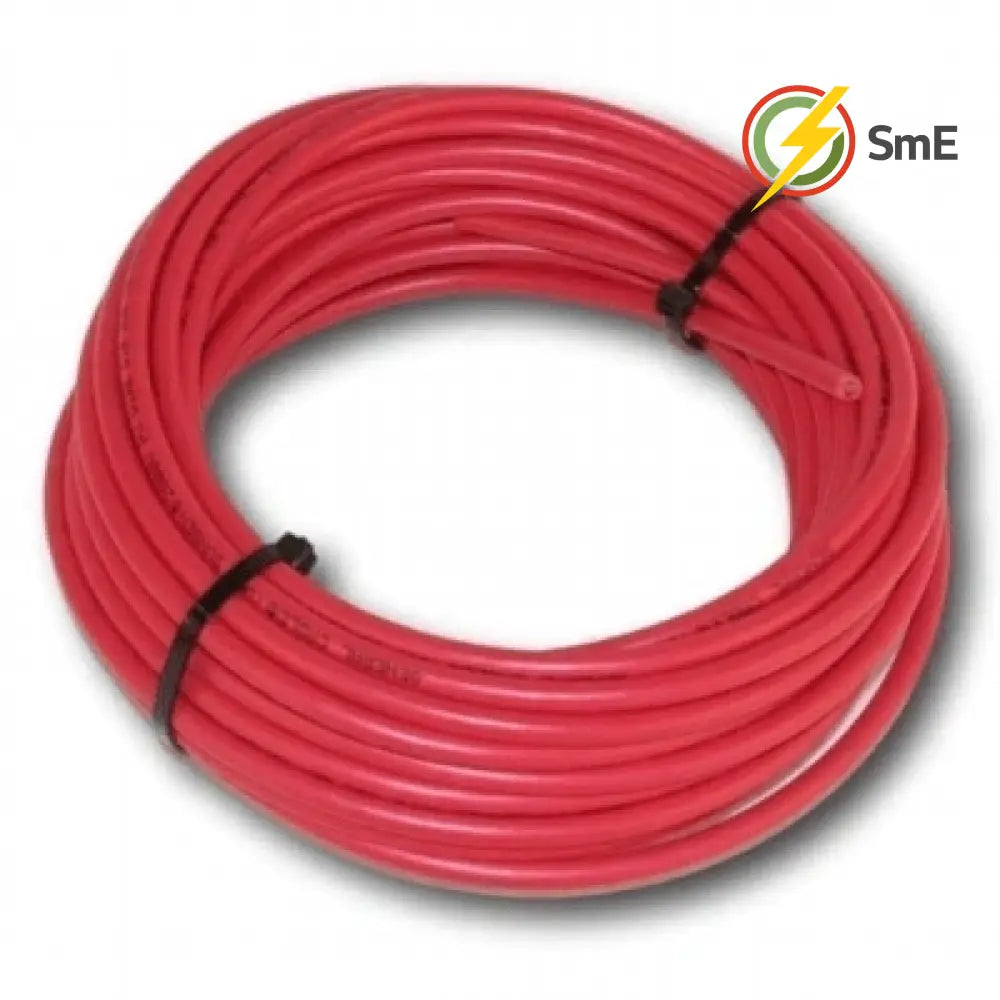 6mm Red Solar PV Cable 100m Roll