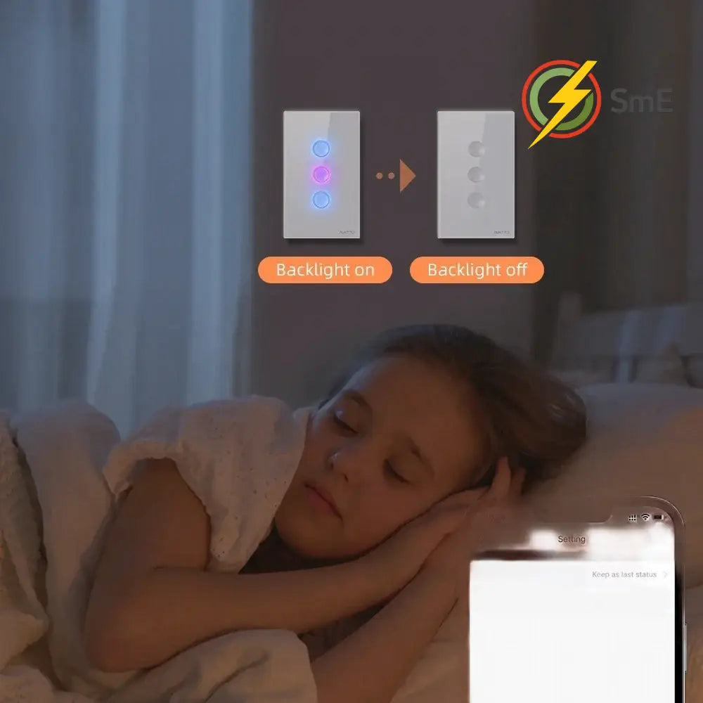 AVATTO Smart Zigbee Touch Groove Light Switch 220V Waterproof Smart Life APP Remote Control Works With Tuya Alexa