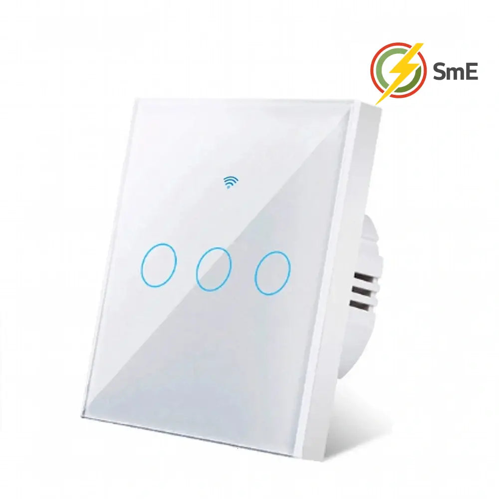 AXUS EU WiFi Smart Light Switches Touch Switch RF433 No Neutral Wire Smart Home Life Tuya App Control Support Alexa