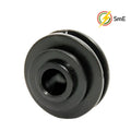 Black Double Groove Pulley