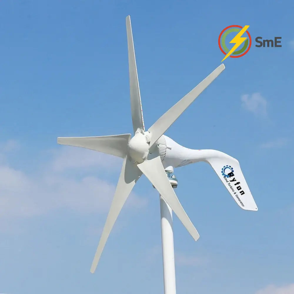 CE Premium Material 5000W 8KW Horizontal Axis Wind Turbine Permanent Magnet Generator 48V 3Phase Alternator For Camping