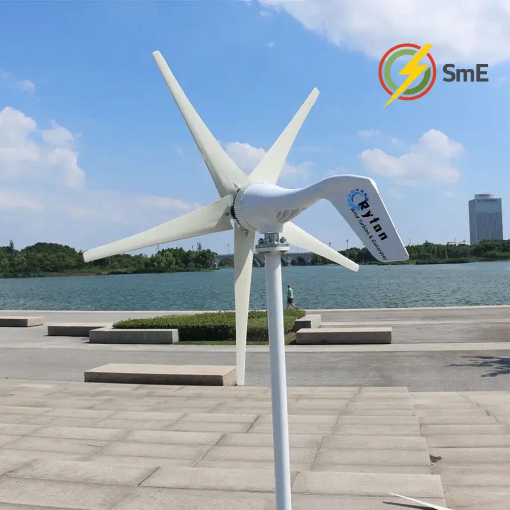 CE Premium Material 5000W 8KW Horizontal Axis Wind Turbine Permanent Magnet Generator 48V 3Phase Alternator For Camping