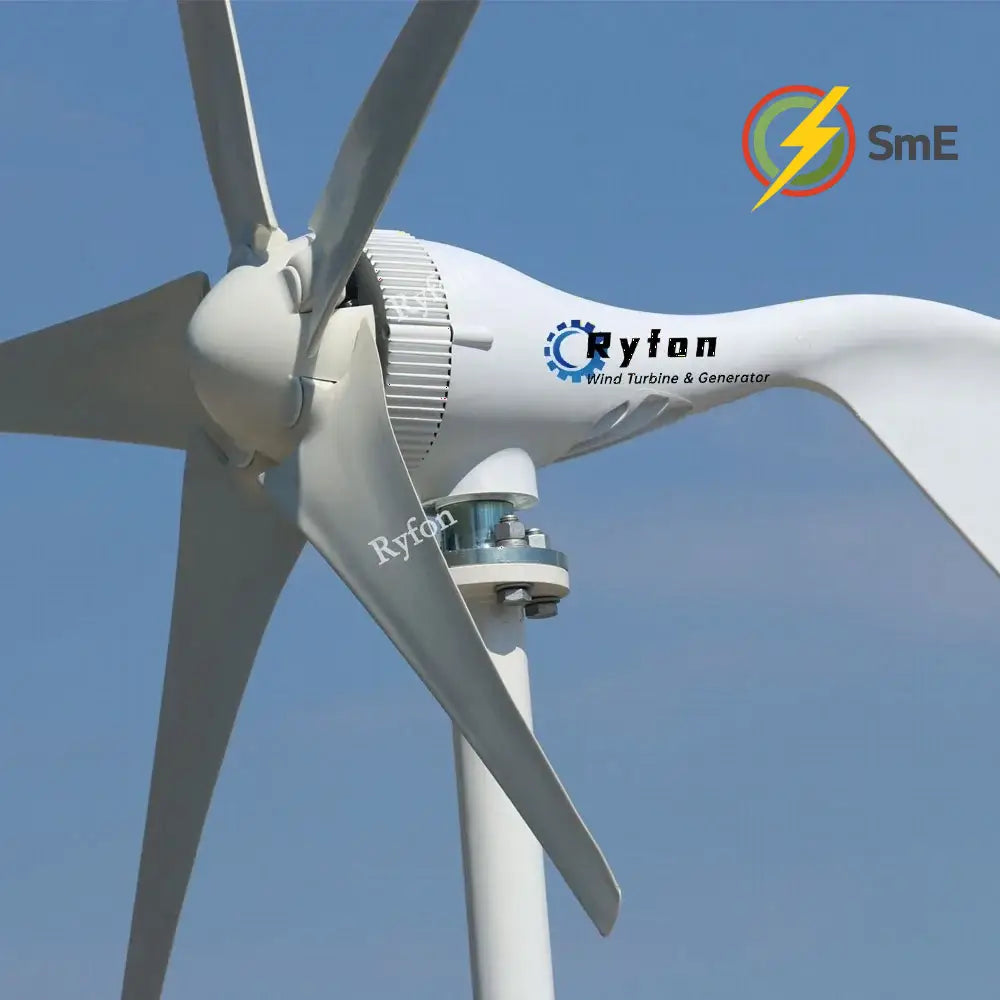 CE Premium Material 5000W 8KW Horizontal Axis Wind Turbine Permanent Magnet Generator 48V 3Phase Alternator For Camping