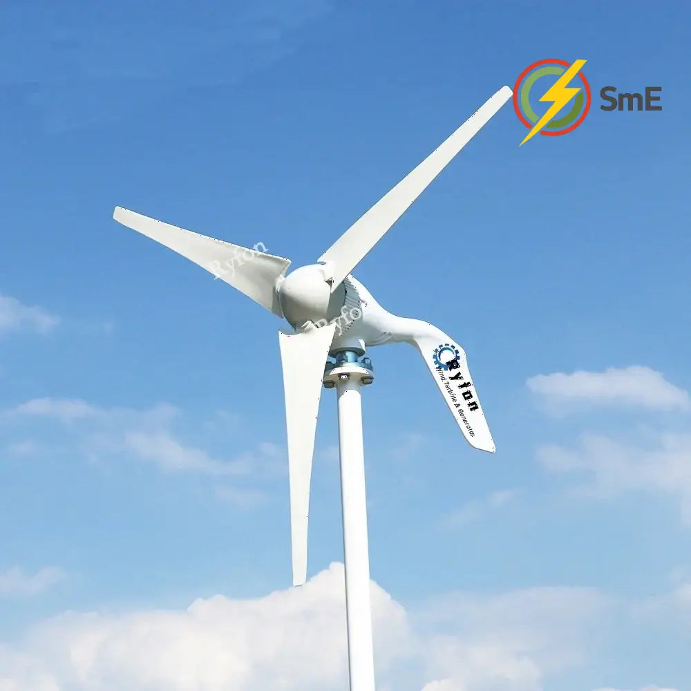CE Premium Material 5000W 8KW Horizontal Axis Wind Turbine Permanent Magnet Generator 48V 3Phase Alternator For Camping