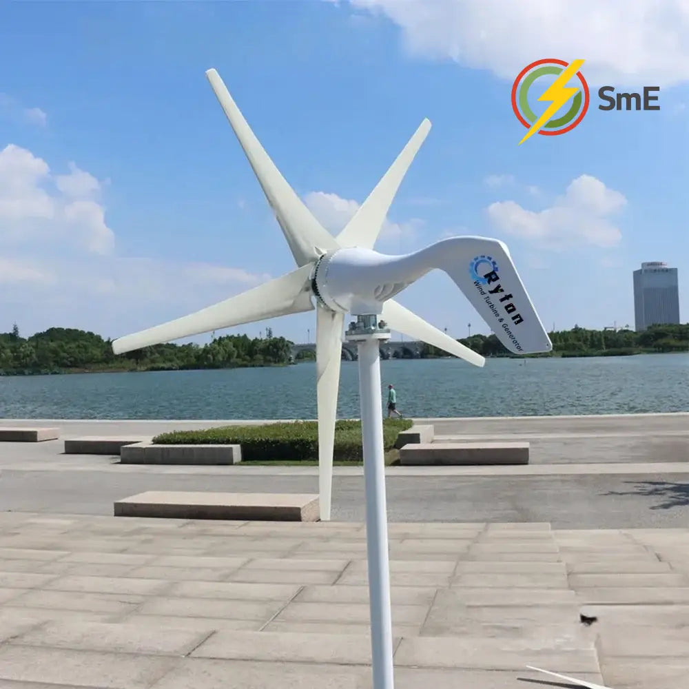 CE Premium Material 5000W 8KW Horizontal Axis Wind Turbine Permanent Magnet Generator 48V 3Phase Alternator For Camping