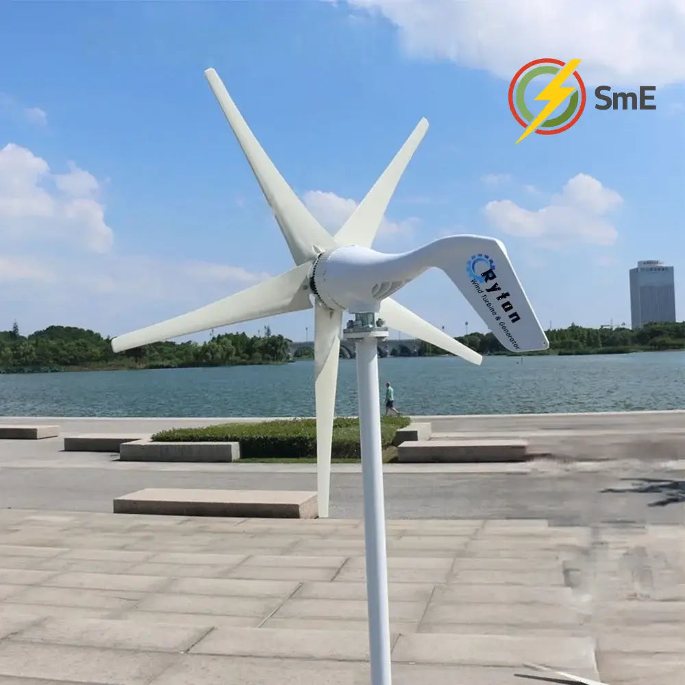 CE Premium Material 5000W 8KW Horizontal Axis Wind Turbine Permanent Magnet Generator 48V 3Phase Alternator For Camping