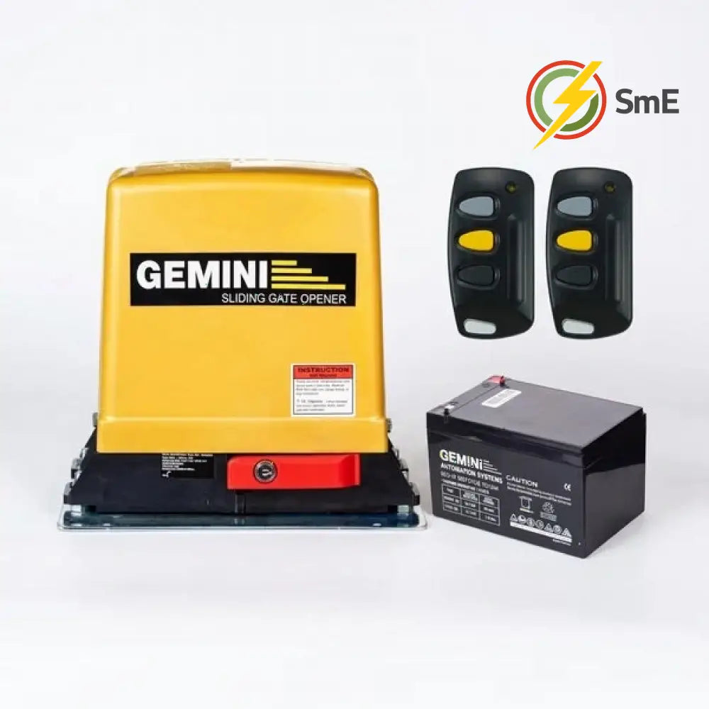 Gemini 12V 12Ah Sliding Gate Motor Kit