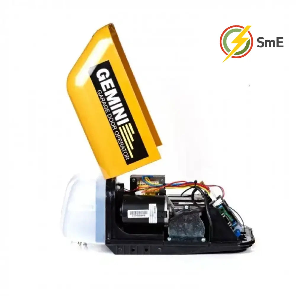 Gemini Sectional Garage Door Motor Kit – 24V DC High-Torque Operator with Heavy-Duty Rail Battery Backup & 2x Remotes
