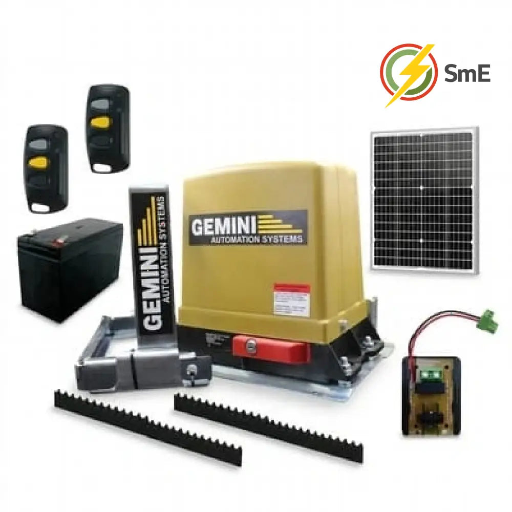 Gemini Solar Gate Motor Kit