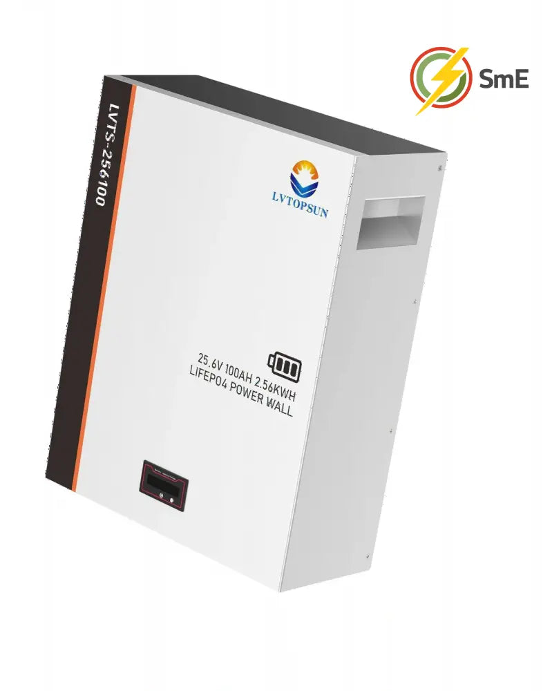 LVTS-256100-WiFi 25.6V 100Ah 2.56kWh Wall Mount WiFi Battery