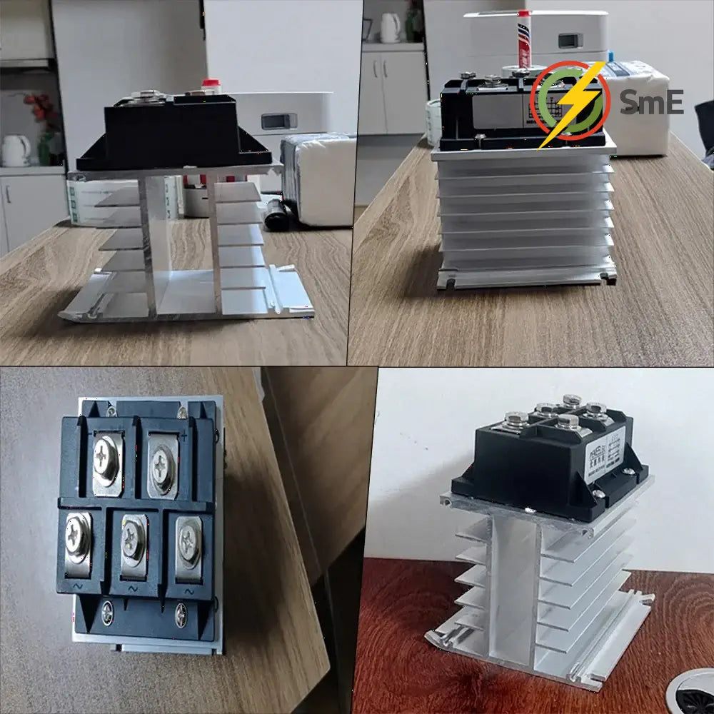 MDS 200A 3-Phase Diode Rectifier Bridge 60A 100A 150A Amp 1600V Bridge Rectifier With Heat Sink Base For Wind Turbine