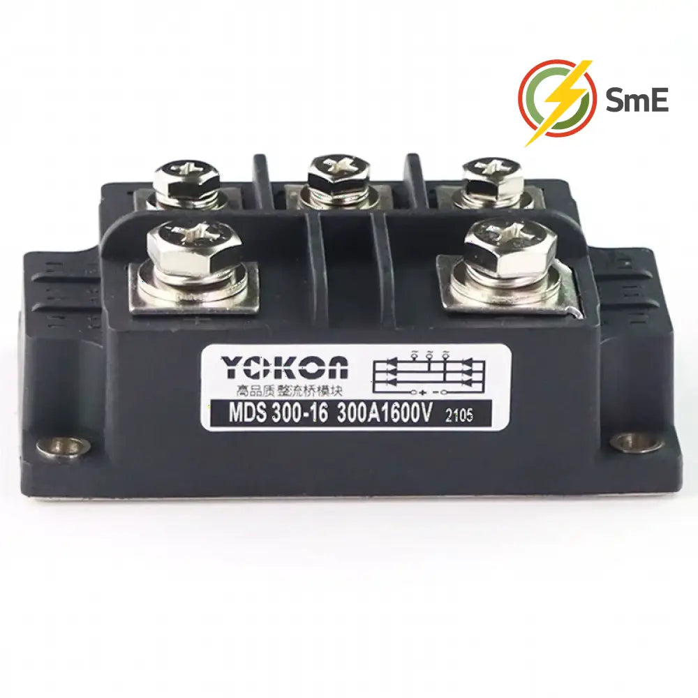 MDS300A1600V High-quality three-phase rectifier bridge module with large radiator + fan MDS300A