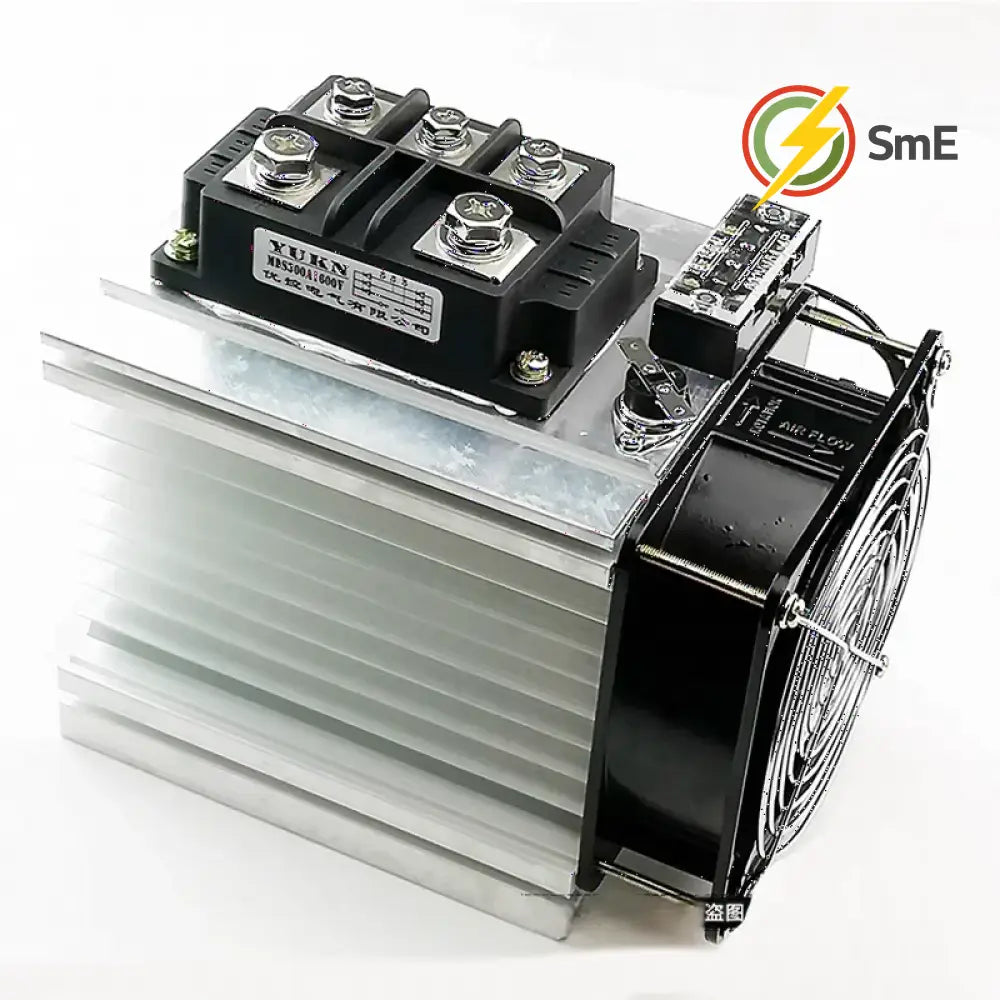 MDS300A1600V High-quality three-phase rectifier bridge module with large radiator + fan MDS300A