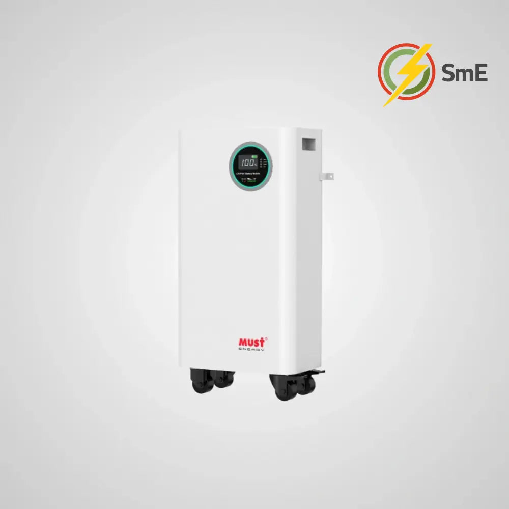 MUST 15.36KWH 300AH LI-ION BATTERY + BUILT IN WIFI