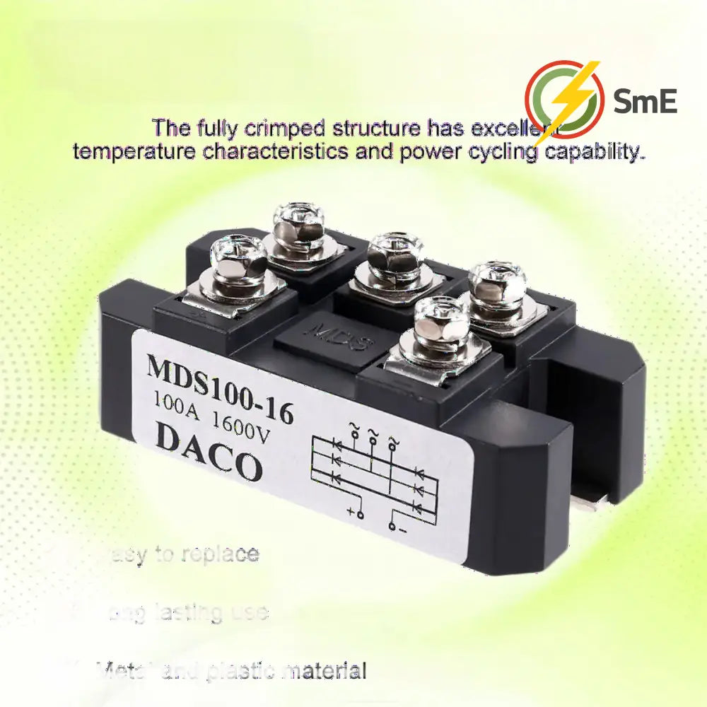 Punctual- Three-Phase Rectifier Module MDS100-16 MDS100A1600V Three-Phase Bridge Rectifier