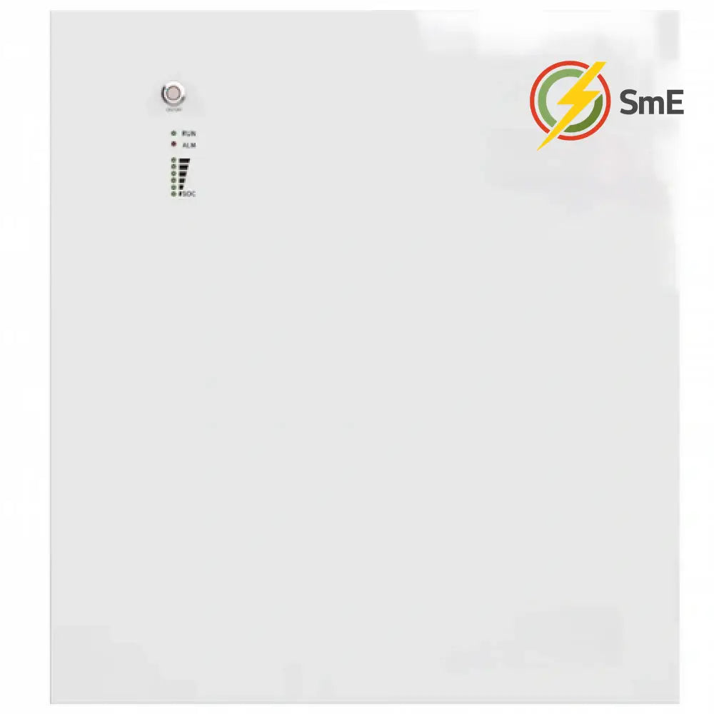 White wall-mounted SUN Solar Battery CNN4810RN 48V 100Ah 4.8kWh LiFePO4 battery module with LCD display