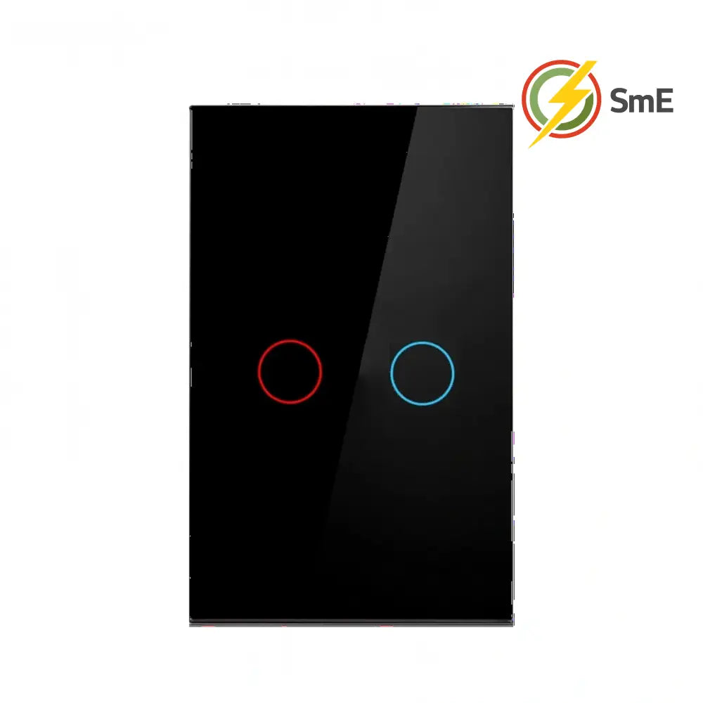 Szaoju Wall Touch Switch EU/US Standard Light Switches LED Crystal Glass Panel AC100-240V Sensor Switches 1/2/3Gang